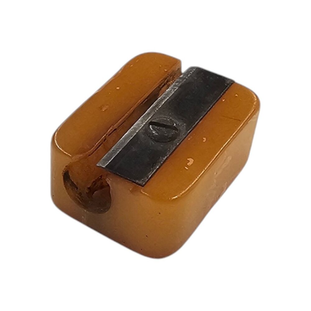 1930s Pencil Sharpener Bakelite Butterscotch Vintage German Made - Picture 1 of 12